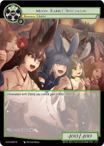 Moon Rabbit Spectator (GOG-055), Game of Gods — Force of Will card price