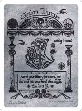 Grim Tutor (Silver Laminate) (365), Secret Lair Drop Series — Magic card price