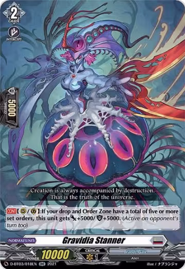 Gravidia Stanner (D-BT03/018EN), D-BT03: Advance of Intertwined Stars — Vanguard card price