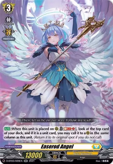 Easerod Angel (D-BT03/020EN), D-BT03: Advance of Intertwined Stars — Vanguard card price