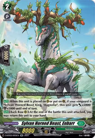 Sylvan Horned Beast, Enbarr (D-BT03/025EN), D-BT03: Advance of Intertwined Stars — Vanguard card price