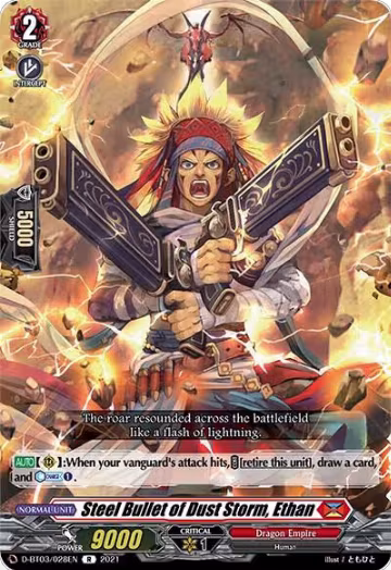Steel Bullet of Dust Storm, Ethan (D-BT03/028EN), D-BT03: Advance of Intertwined Stars — Vanguard card price