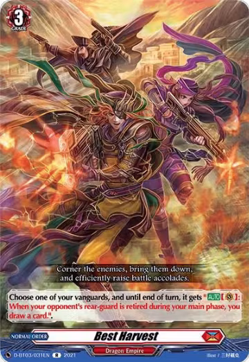 Best Harvest (D-BT03/031EN), D-BT03: Advance of Intertwined Stars — Vanguard card price