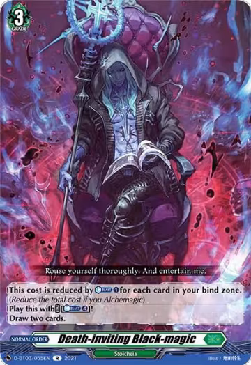 Death-inviting Black-magic (D-BT03/055EN), D-BT03: Advance of Intertwined Stars — Vanguard card price
