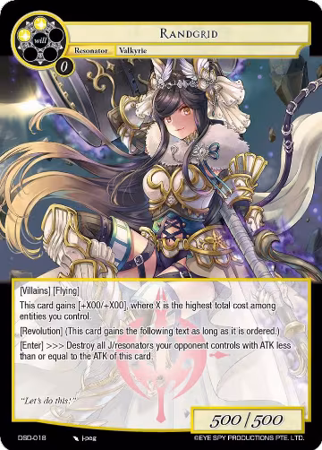 Randgrid (DSD-018), Starter Deck: Villains — Force of Will card price