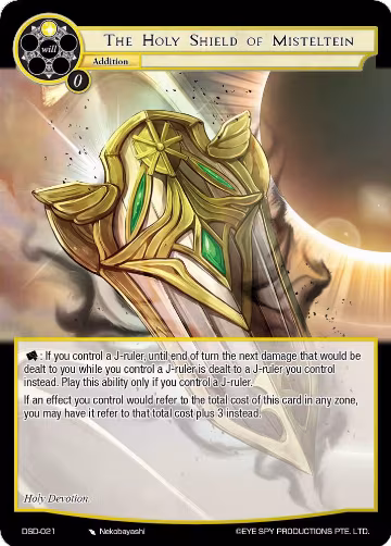 The Holy Shield of Misteltein (DSD-021), Starter Deck: Villains — Force of Will card price