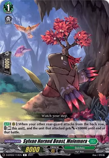 Sylvan Horned Beast, Molemora (D-BT03/114EN), D-BT03: Advance of Intertwined Stars — Vanguard card price