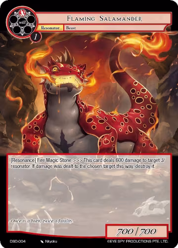 Flaming Salamander (DSD-004), Starter Deck: Tales — Force of Will card price