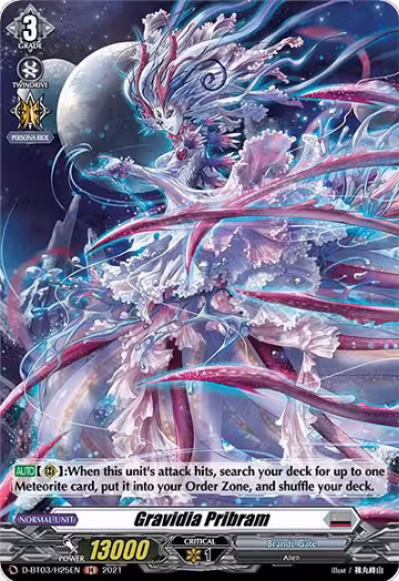 Gravidia Pribram (Holo) (D-BT03/H25EN), D-BT03: Advance of Intertwined Stars — Vanguard card price