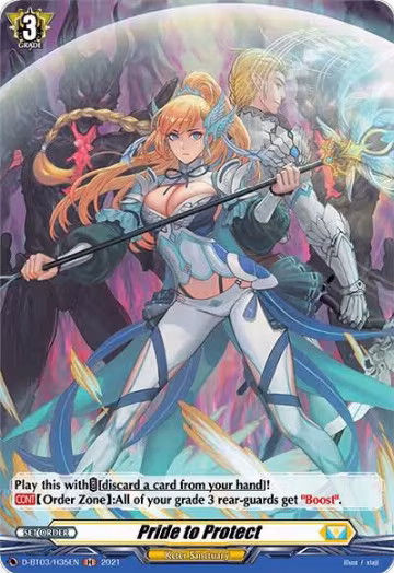 Pride to Protect (Holo) (D-BT03/H35EN), D-BT03: Advance of Intertwined Stars — Vanguard card price