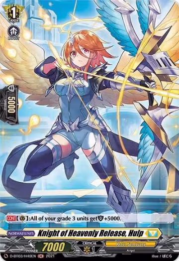 Knight of Heavenly Release, Hulp (Holo) (D-BT03/H40EN), D-BT03: Advance of Intertwined Stars — Vanguard card price
