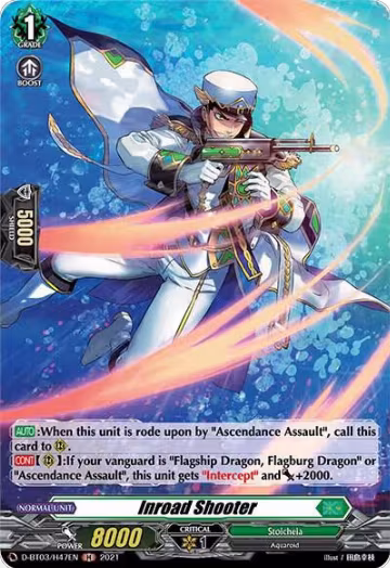 Inroad Shooter (Holo) (D-BT03/H47EN), D-BT03: Advance of Intertwined Stars — Vanguard card price