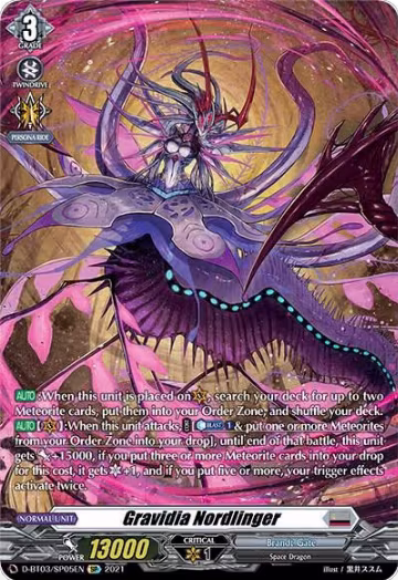 Gravidia Nordlinger (SP) (D-BT03/SP05EN), D-BT03: Advance of Intertwined Stars — Vanguard card price