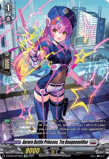 Aurora Battle Princess, Tra Bouquenvillea (SP) (D-BT03/SP19EN), D-BT03: Advance of Intertwined Stars — Vanguard card price
