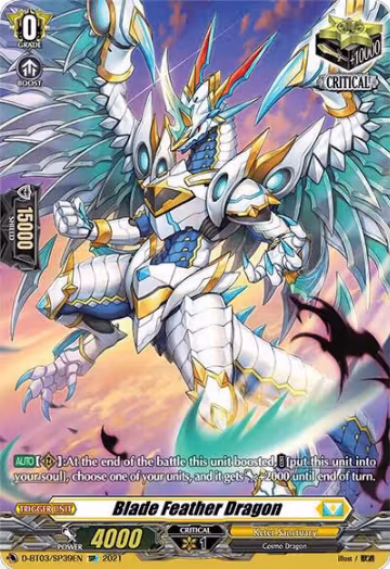 Blade Feather Dragon (SP) (D-BT03/SP39EN), D-BT03: Advance of Intertwined Stars — Vanguard card price