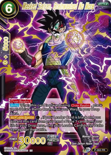 Masked Saiyan, Brainwashed No More (Gold Stamped) (P-263), Mythic Booster — DB Super card price