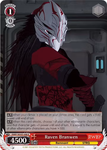Raven Branwen (RWBY/WX03-046 R), RWBY — Weiß Schwarz card price