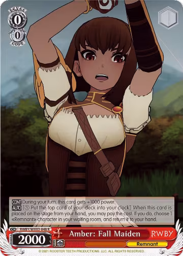 Amber: Fall Maiden (RWBY/WX03-048 R), RWBY — Weiß Schwarz card price