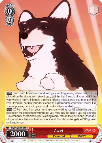 Zwei (RWBY/WX03-049 R), RWBY — Weiß Schwarz card price