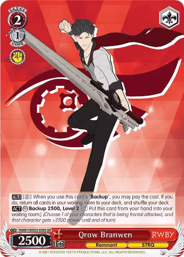 Qrow Branwen (SR) (RWBY/WX03-050S SR), RWBY — Weiß Schwarz card price