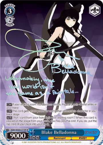 Blake Belladonna (SP) (RWBY/WX03-077SP SP) — card price