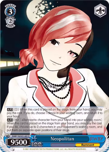 Neopolitan (RWBY/WX03-083 R), RWBY — Weiß Schwarz card price