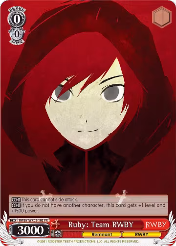 Ruby: Team RWBY (RWBY/WX03-102 PR), RWBY — Weiß Schwarz card price
