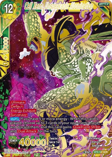 Cell Xeno, Unspeakable Abomination (Gold Stamped) (BT9-137) — card price