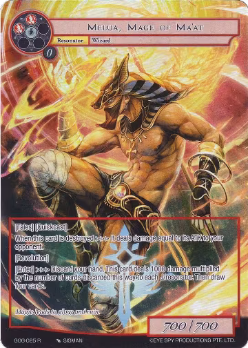 Melua, Mage of Ma'at (Full Art) (GOG-025), Game of Gods — Force of Will card price