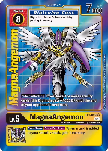 MagnaAngemon (Alternate Art) (EX1-029 SR), Classic Collection — Digimon card price
