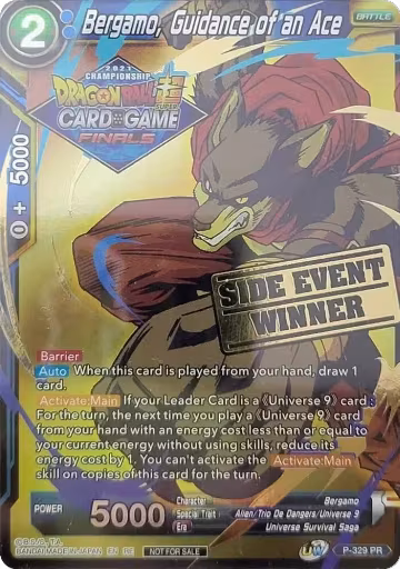Bergamo, Guidance of an Ace (Championship 2021 Vault Set) (Side Event Winner) (P-329), Promotion Cards — DB Super card price