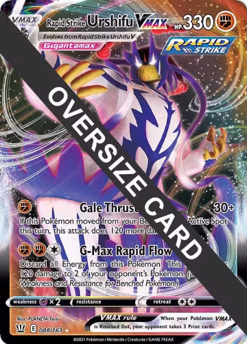 Rapid Strike Urshifu VMAX - 088/163 (088/163), Jumbo Cards — Pokémon card price