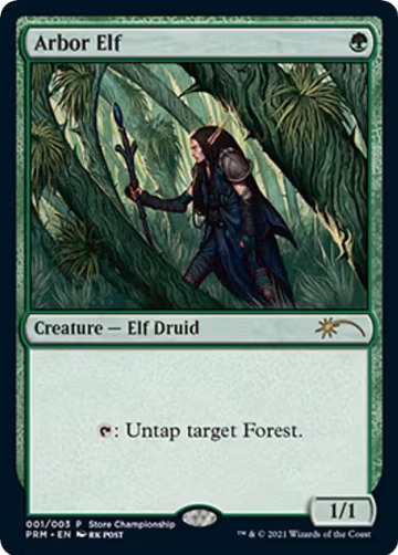 Arbor Elf (1), Game Day & Store Championship Promos — Magic card price