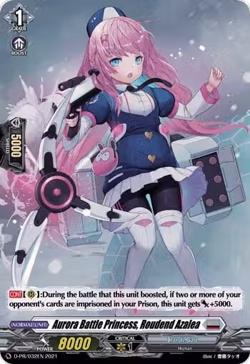Aurora Battle Princess, Roudend Azalea (D-PR/032EN), D Promo Cards — Vanguard card price