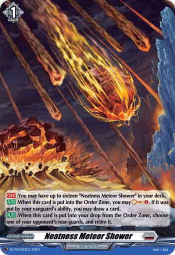 Neatness Meteor Shower (D-PR/033EN), D Promo Cards — Vanguard card price