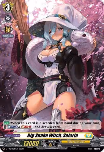 Big Snake Witch, Solaria (D-PR/035EN), D Promo Cards — Vanguard card price
