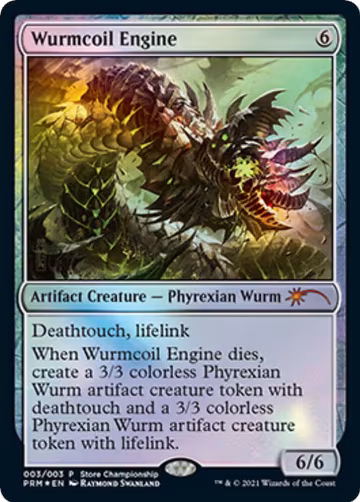 Wurmcoil Engine (3), Game Day & Store Championship Promos — Magic card price