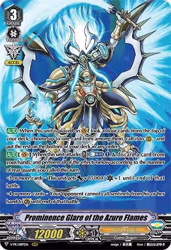 Prominence Glare of the Azure Flames (V-PR/0197EN), V Promo Cards — Vanguard card price