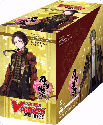 Touken Ranbu -ONLINE- 2021 Starter Deck Display, D-TTD01: Touken Ranbu -ONLINE- 2021 — Vanguard sealed product price