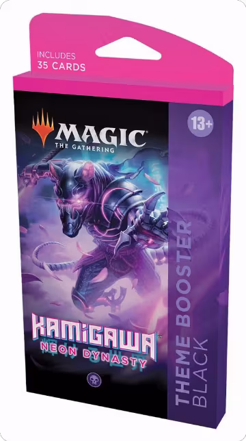 Kamigawa: Neon Dynasty - Theme Booster [Black], Kamigawa: Neon Dynasty — Magic sealed product price