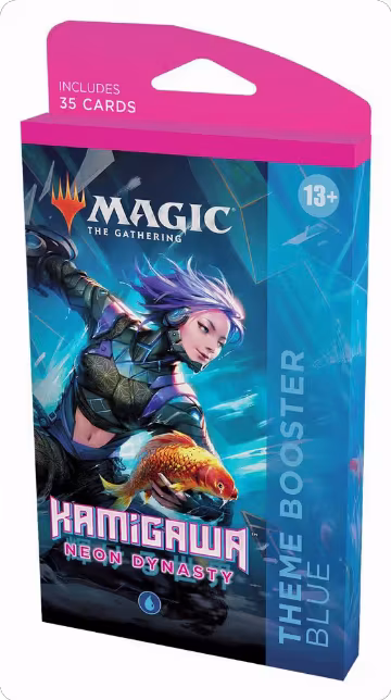 Kamigawa: Neon Dynasty - Theme Booster [Blue], Kamigawa: Neon Dynasty — Magic sealed product price