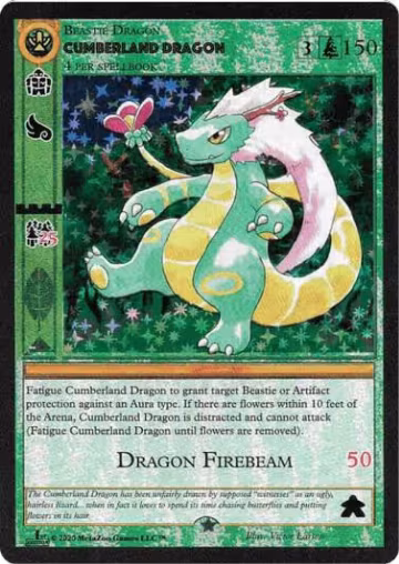 Cumberland Dragon, Sample Cards — MetaZoo card price