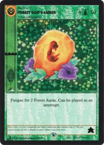 Forest God's Amber, Sample Cards — MetaZoo card price