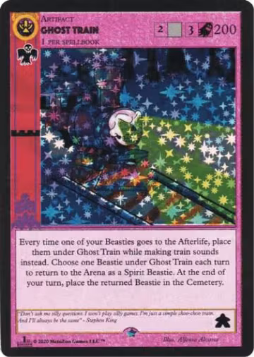 Ghost Train, Sample Cards — MetaZoo card price