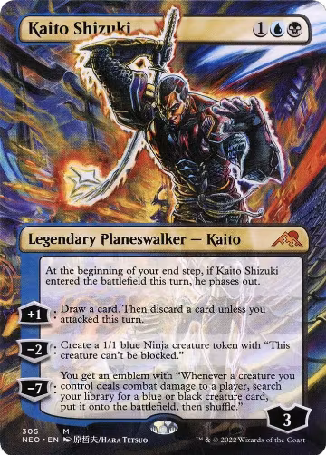 Kaito Shizuki (Borderless) (305), Kamigawa: Neon Dynasty — Magic card price
