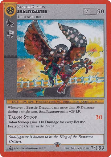 Snallygaster (7), Cryptid Nation: Second Edition — MetaZoo card price