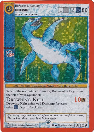 Chessie (10), Cryptid Nation: Second Edition — MetaZoo card price