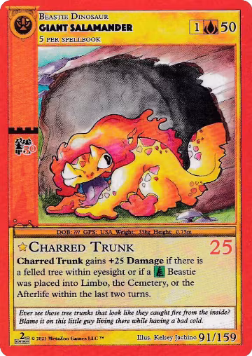 Giant Salamander (91), Cryptid Nation: Second Edition — MetaZoo card price