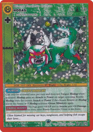 Hodag (5), Cryptid Nation: Second Edition — MetaZoo card price