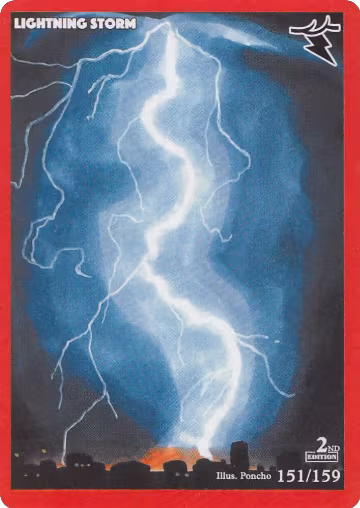 Lightning Storm (151), Cryptid Nation: Second Edition — MetaZoo card price